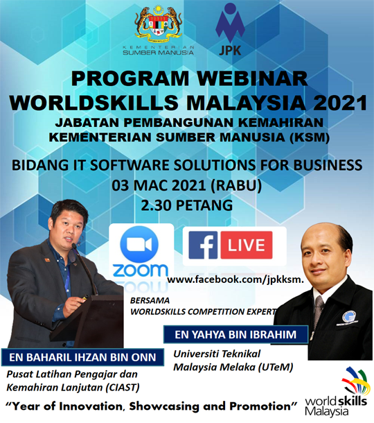 Presenter IT Software Dalam Page SkillsMalaysia
